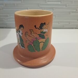 Vtg Senor Pico 1964 Risque Spicy Trader Vics Mexican Tiki Cup Signed